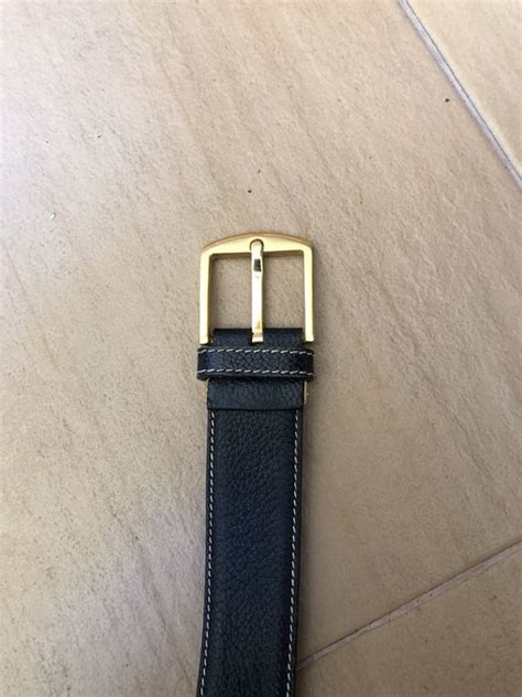 alfred dunhill belts replica - Vintage Alfred Dunhill Leather Belt and Buckle Adjustable.